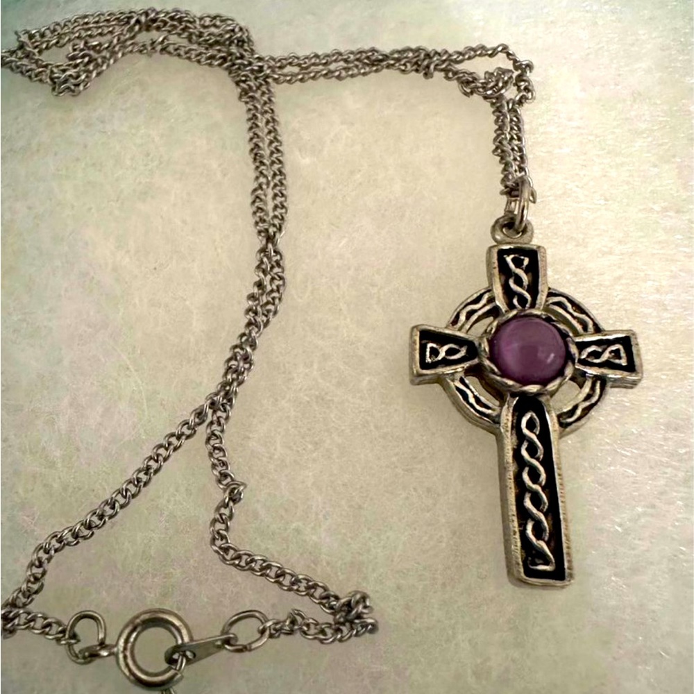 Pewter Celtic Cross